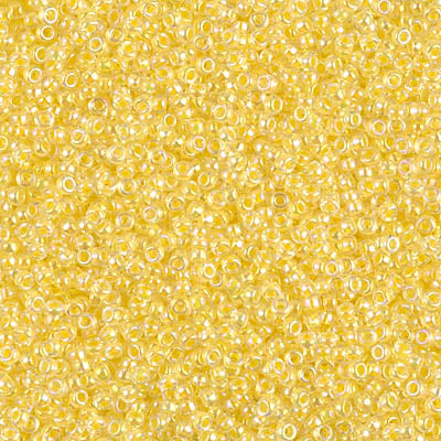 MIYUKI ROUND ROCAILLES 15/0 | 273RR | AMARILLO CLARO CRISTAL AB