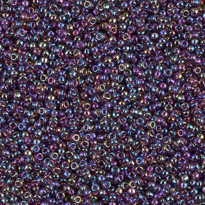 MIYUKI ROUND ROCAILLES 15/0 | 294RR | VIOLETA RAINBOW