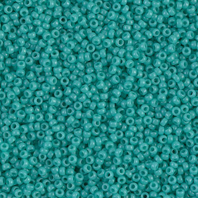 MIYUKI ROUND ROCAILLES 15/0 | 412RR | OPAQUE TURQUESA A