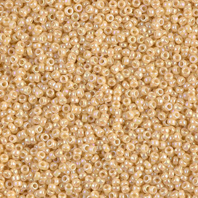 MIYUKI ROUND ROCAILLES 15/0 | 488RR | OPAQUE RAINBOW MARFIL