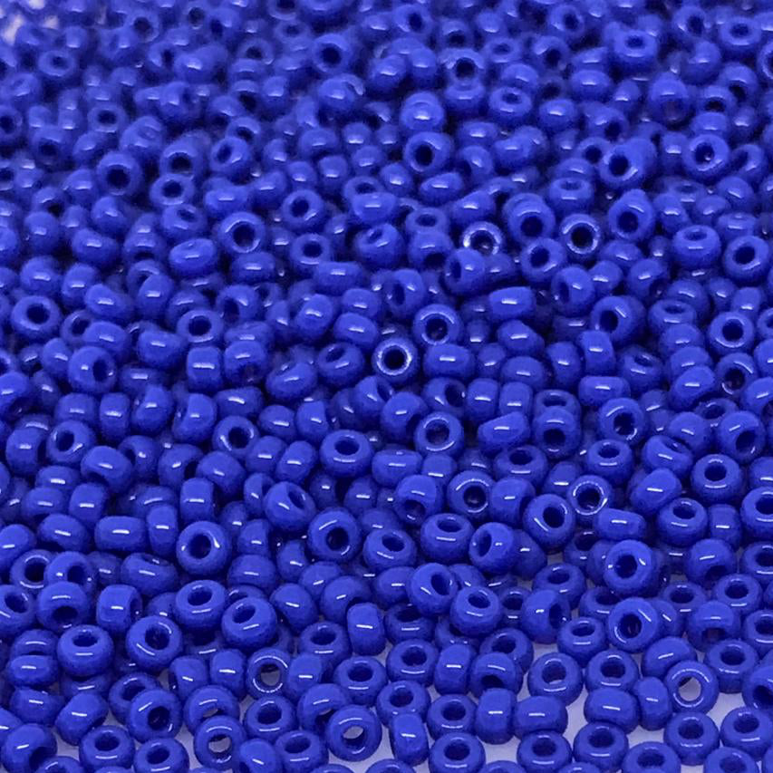 MIYUKI ROUND ROCAILLES 15/0 | 417RR | OPAQUE AZUL