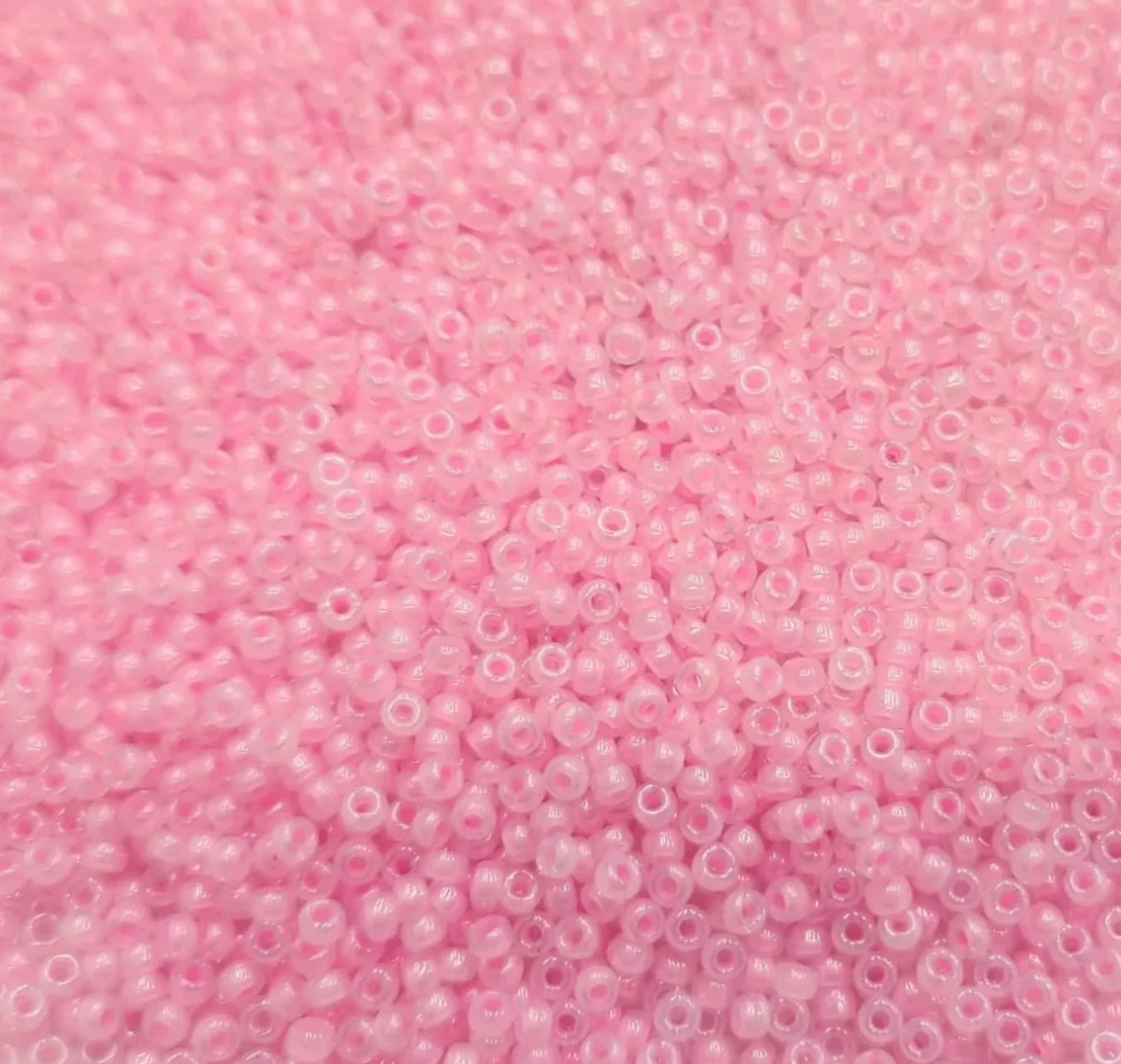 MIYUKI ROUND ROCAILLES 11/0 | 518RR |  ROSADO CLARO SATIN