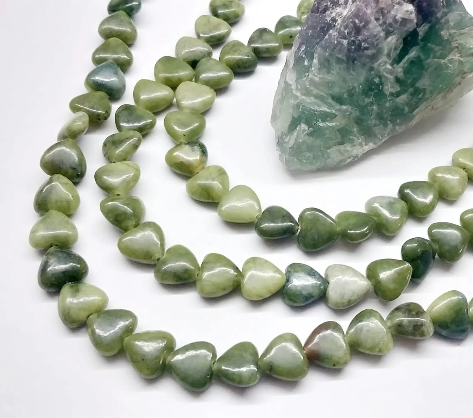 CORAZON DE PIEDRA | SERPENTINA| 10MM (16-5B)