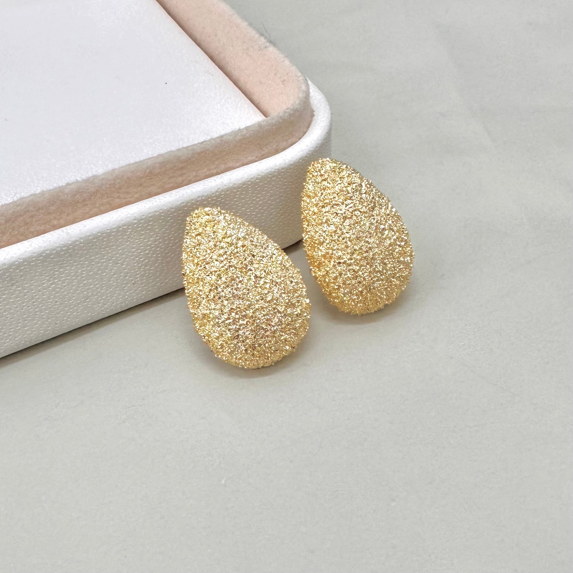 AROS BAÑO DE ORO | GOTAS DE AZUCAR 2 | 23MM X 15MM