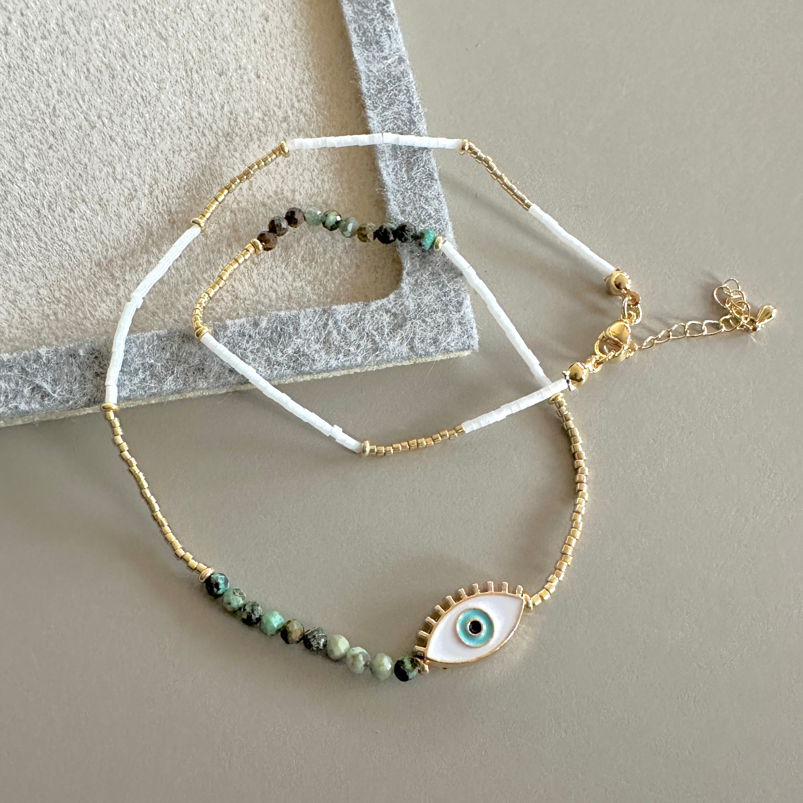 COLLAR OJO TURCO Y MIYUKI | LUNAM