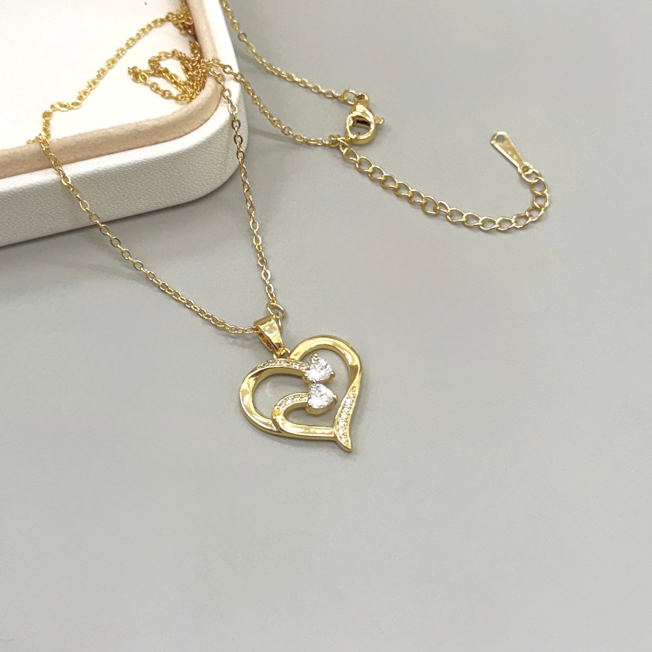 COLLAR | CORAZON Y STRASS