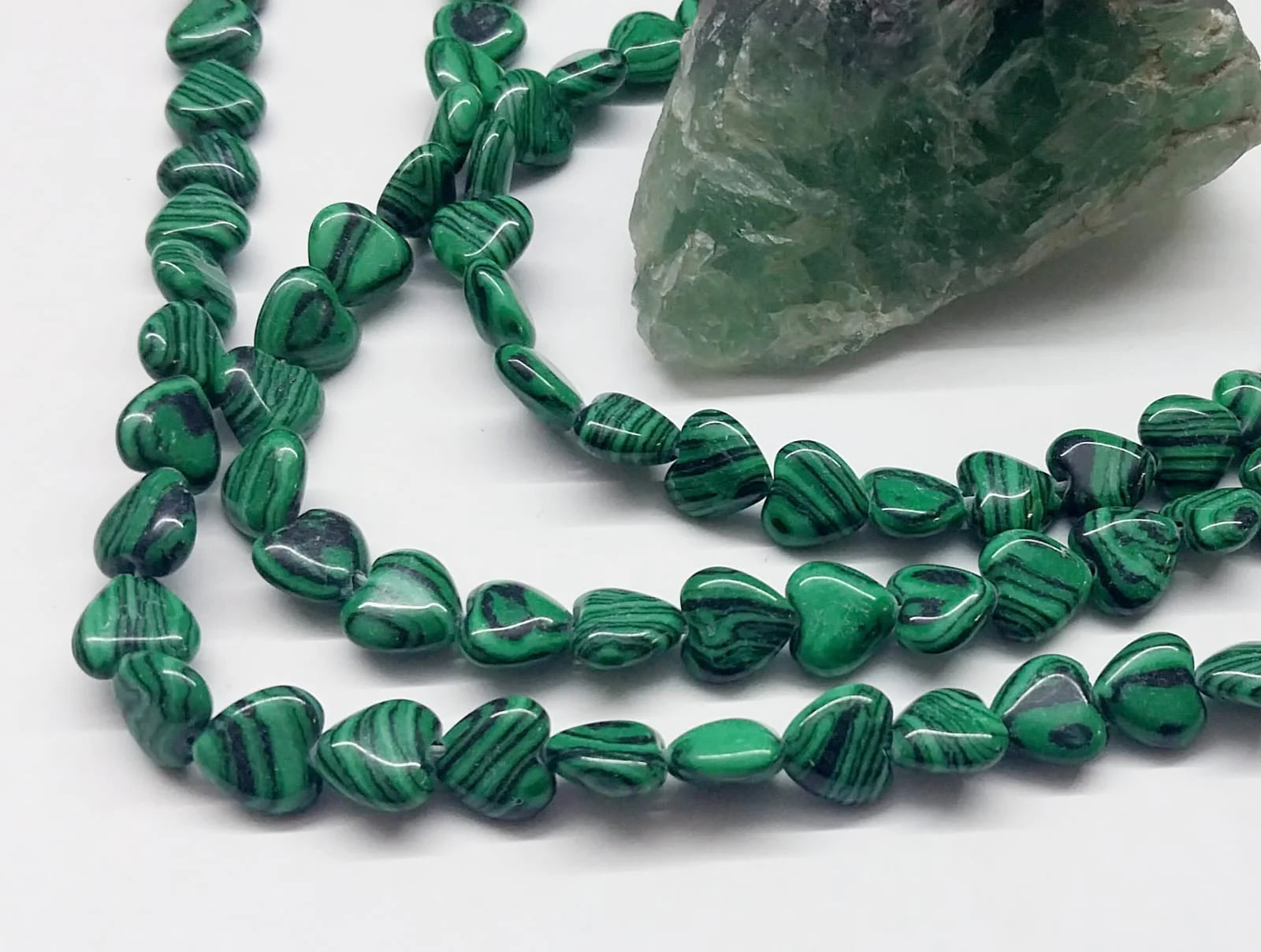 CORAZON DE PIEDRA | MALAQUITA| 10MM (16-4B)