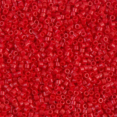 Miyuki Delica Beads 11/0 | 723DB | Matte Brillante Rojo