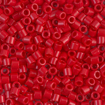 Miyuki Delica Beads 8/0 | 723DB | Rojo