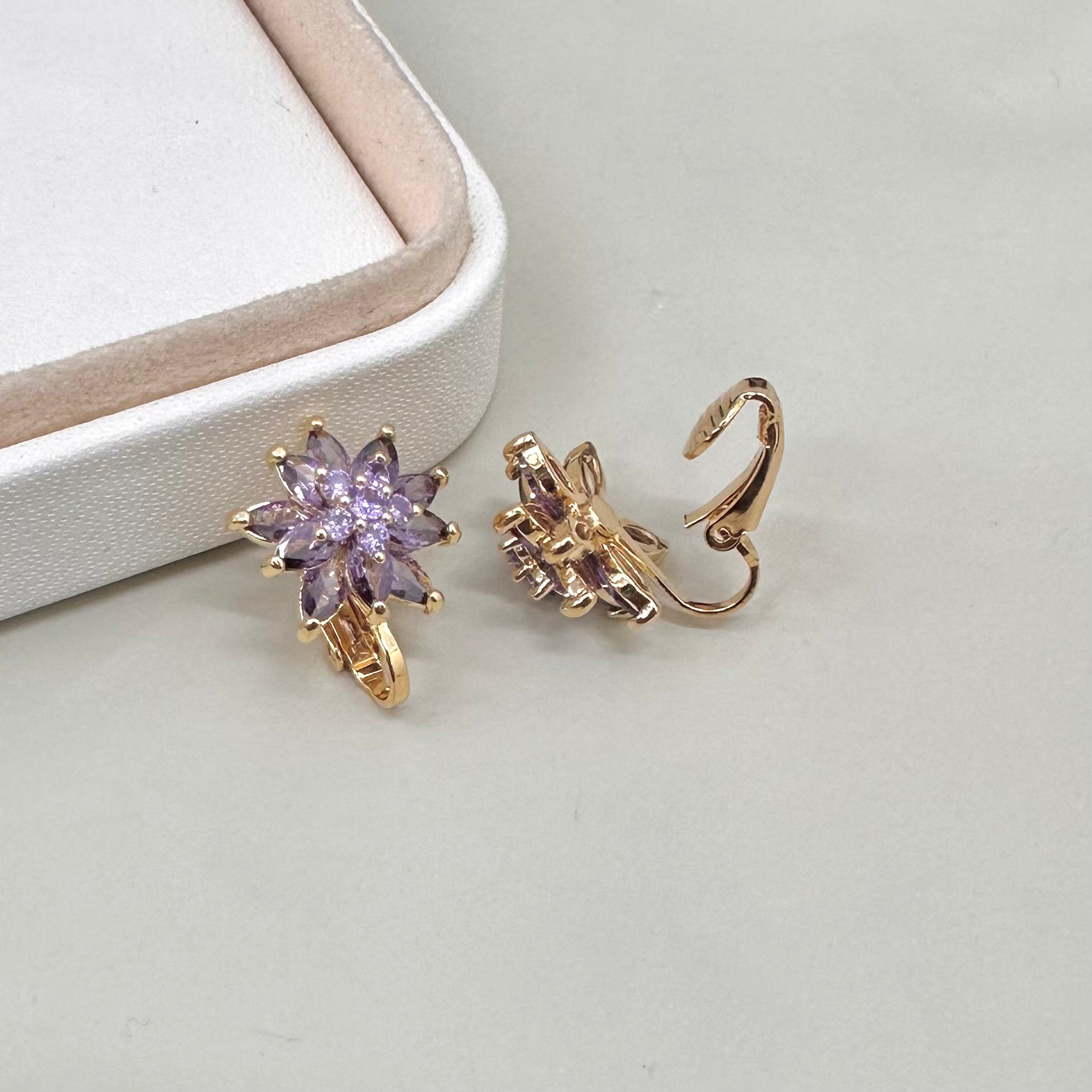 AROS CLIP | FLOR | CIRCONITA LILA