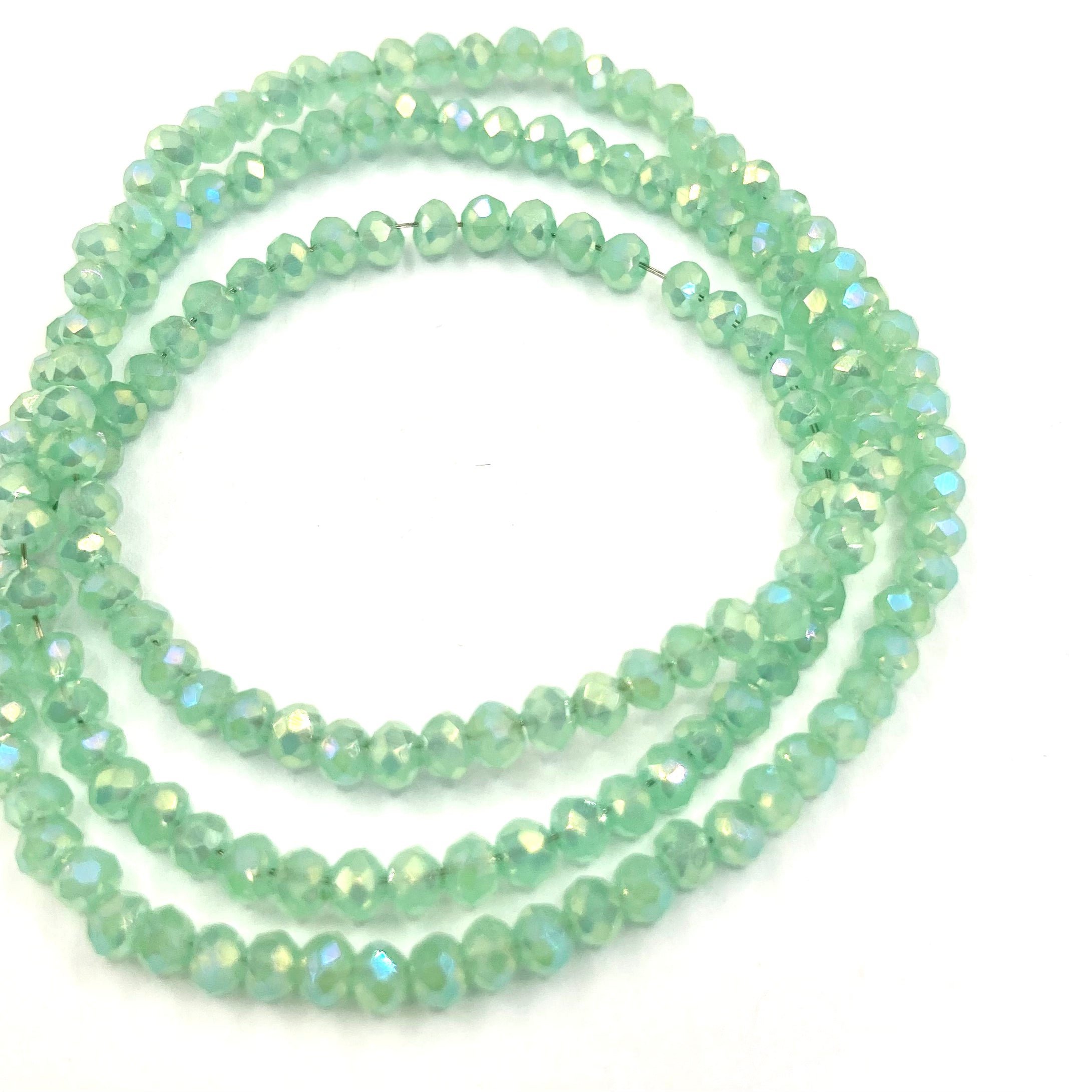 CRISTAL CHATO | OPALESCENTE VERDE MENTA TORNASOL
