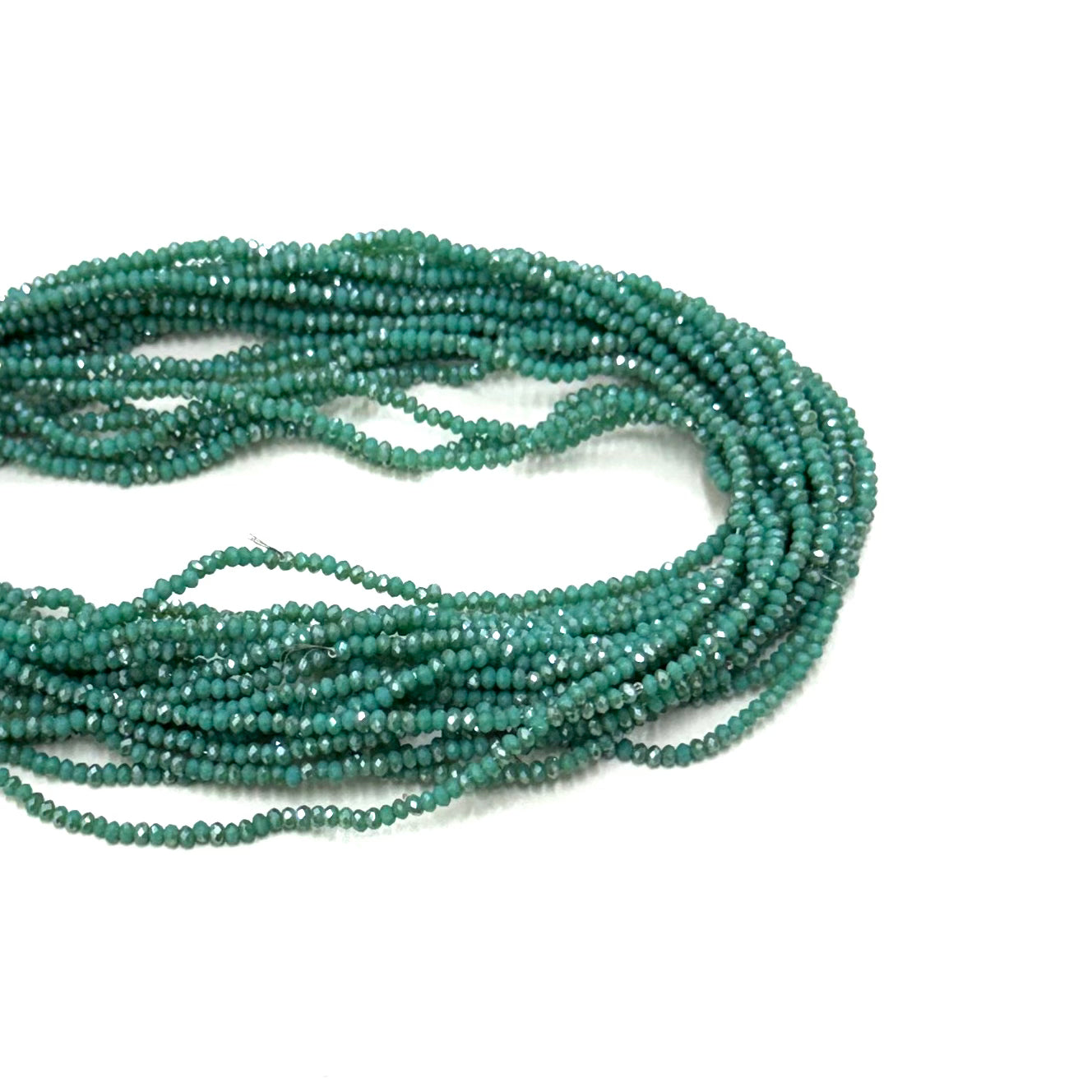 CRISTAL CHATO | 2.6MM | BI COLOR TURQUESA OSCURO