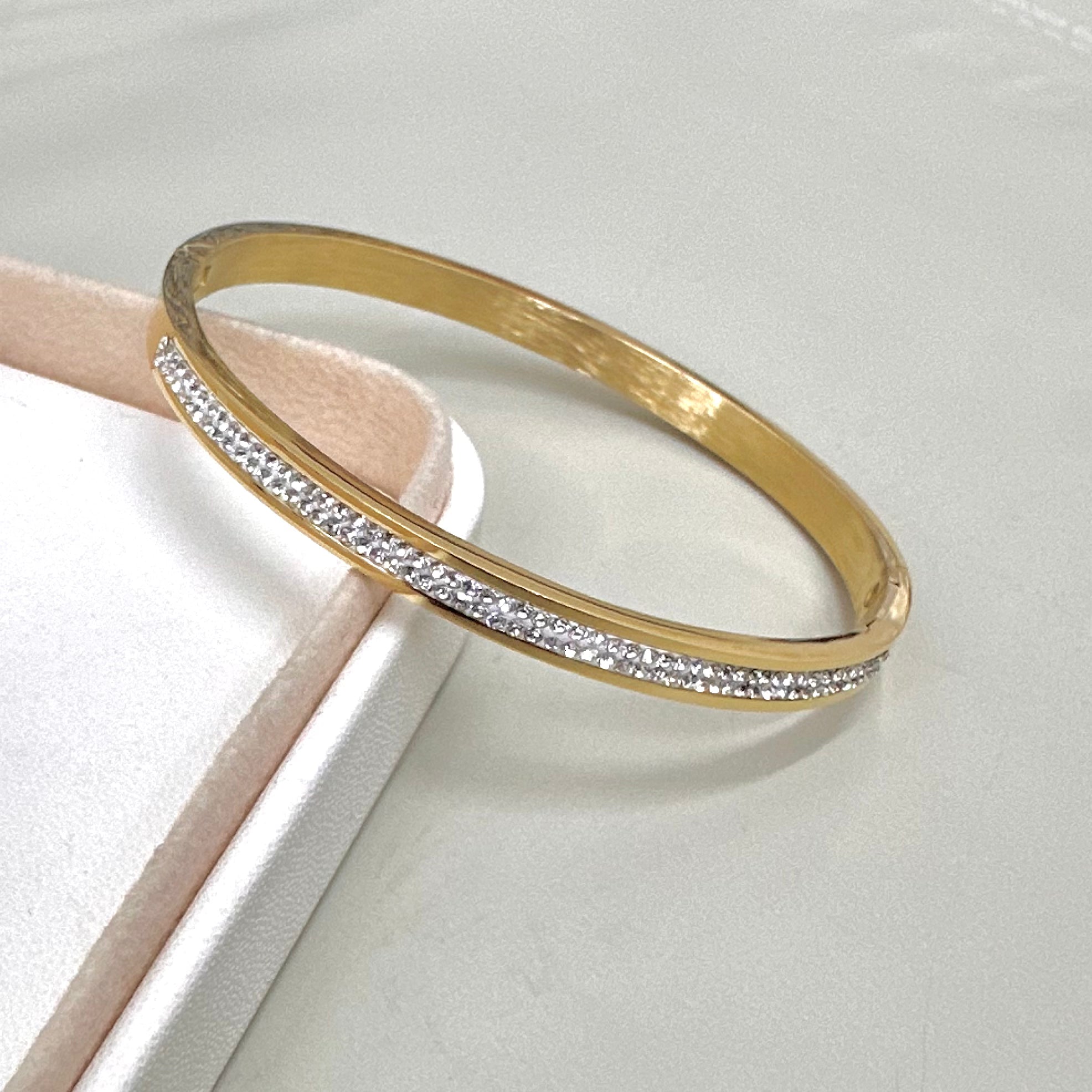 PULSERA RIGIDA | LINEA ZIRCONES PLANO