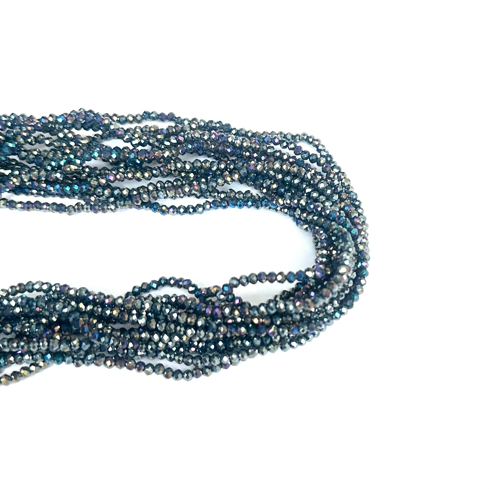 CRISTAL CHATO | MATTE AZUL PETROLEO TORNASOL