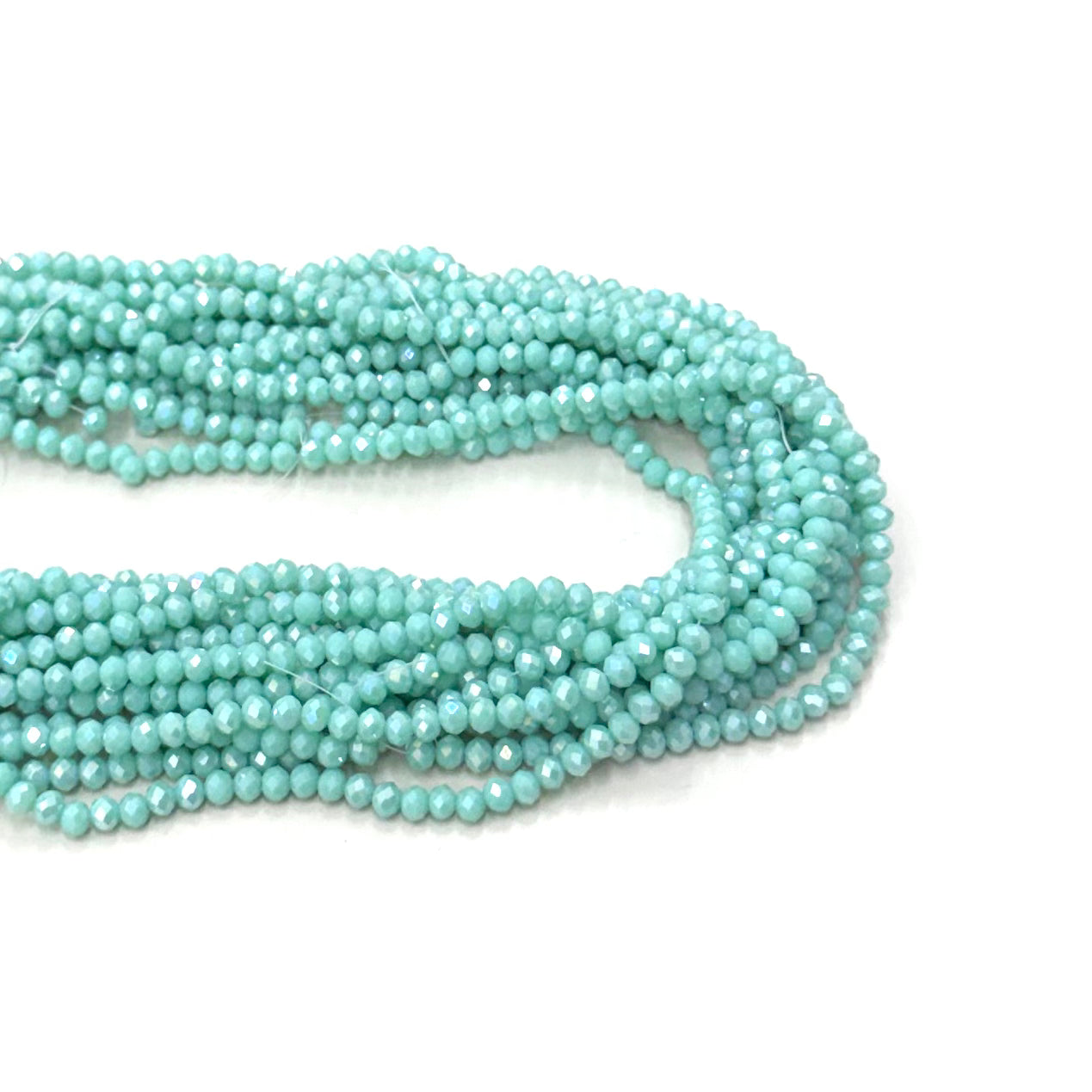 CRISTAL CHATO | 4.5MM | VERDE TURQUESA MATTE TORNASOL