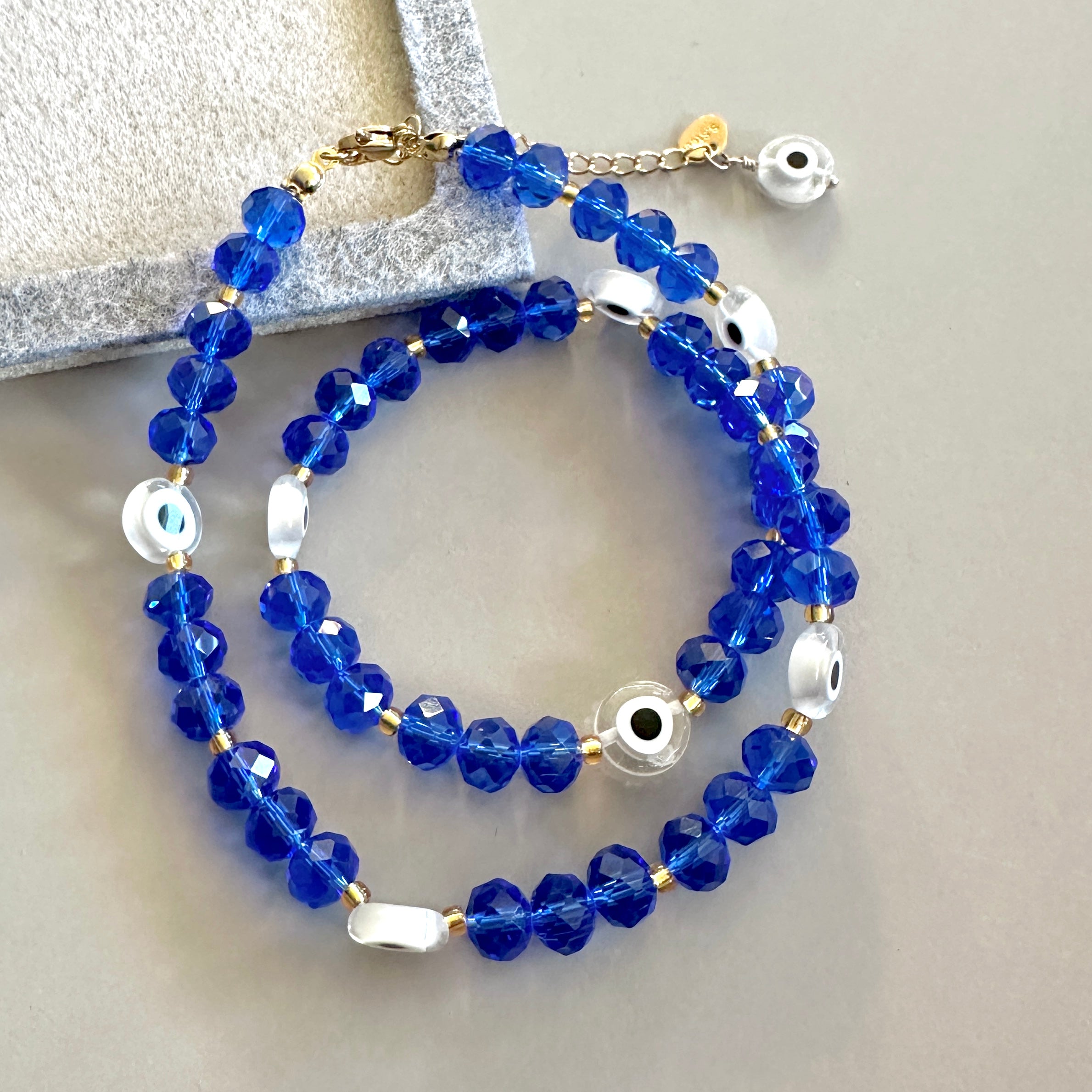 COLLAR OJO TURCO | AZUL | LUNAM