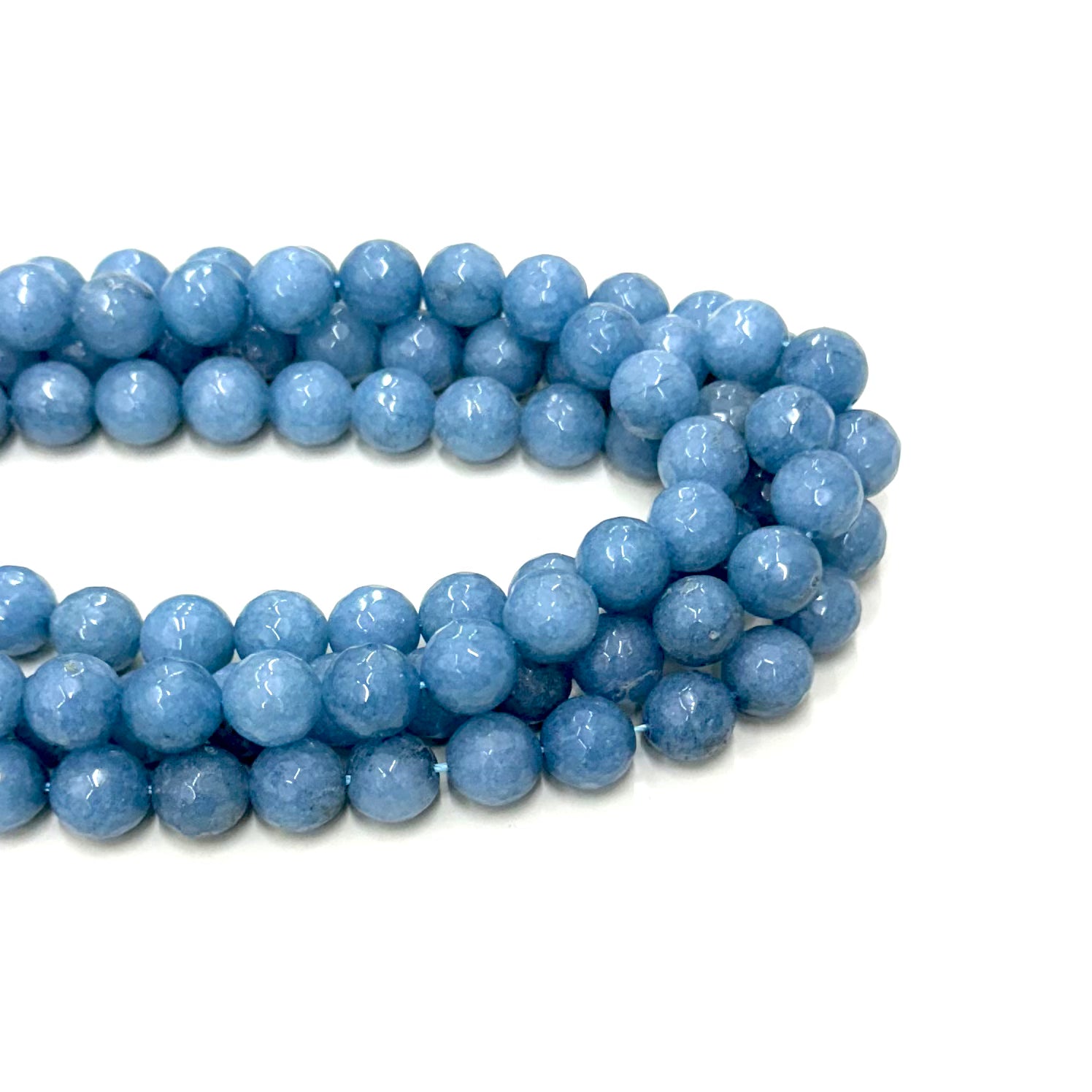 AGATA FACETADA | 12MM | AZUL PETROLEO