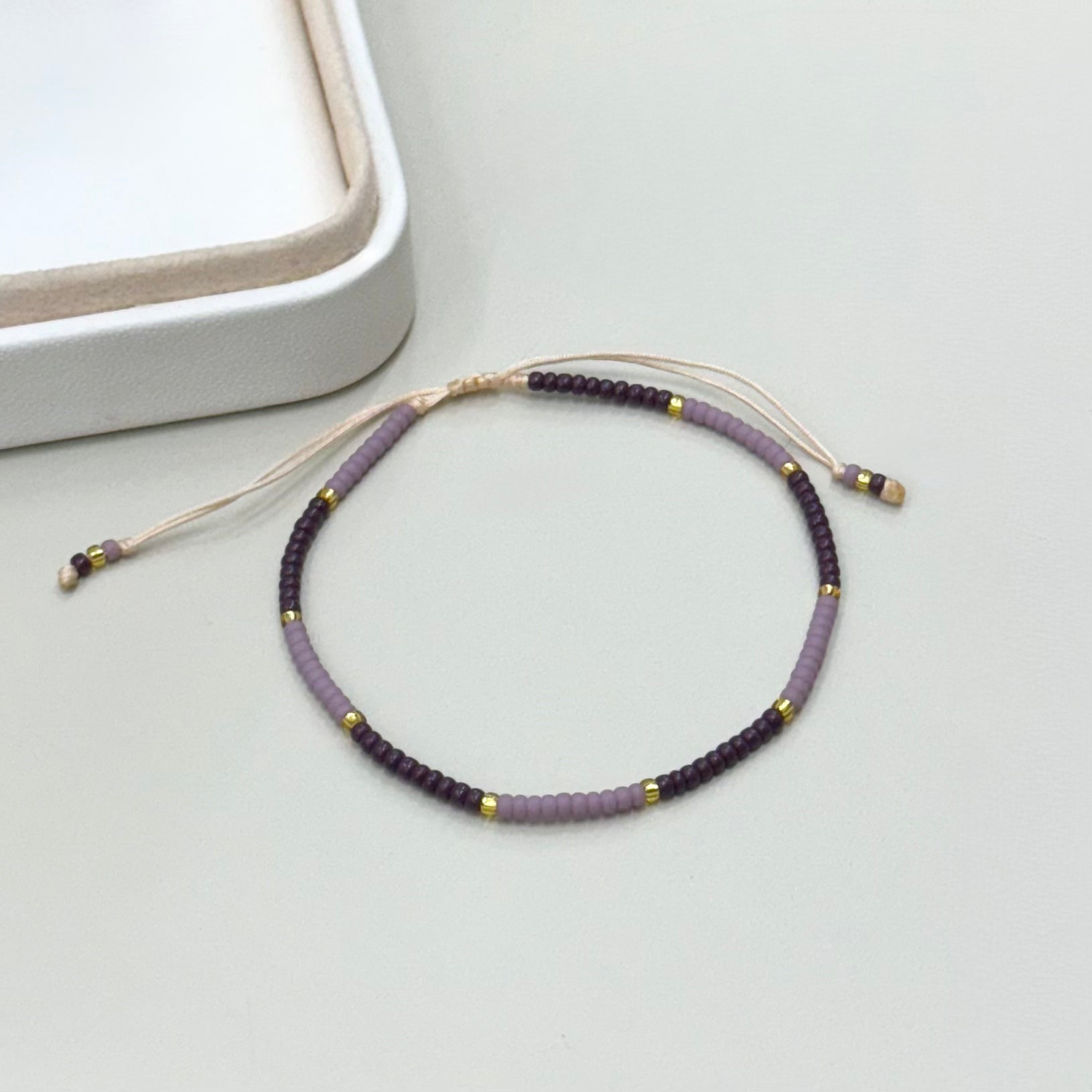 PULSERA MIX MORADO | LUNAM
