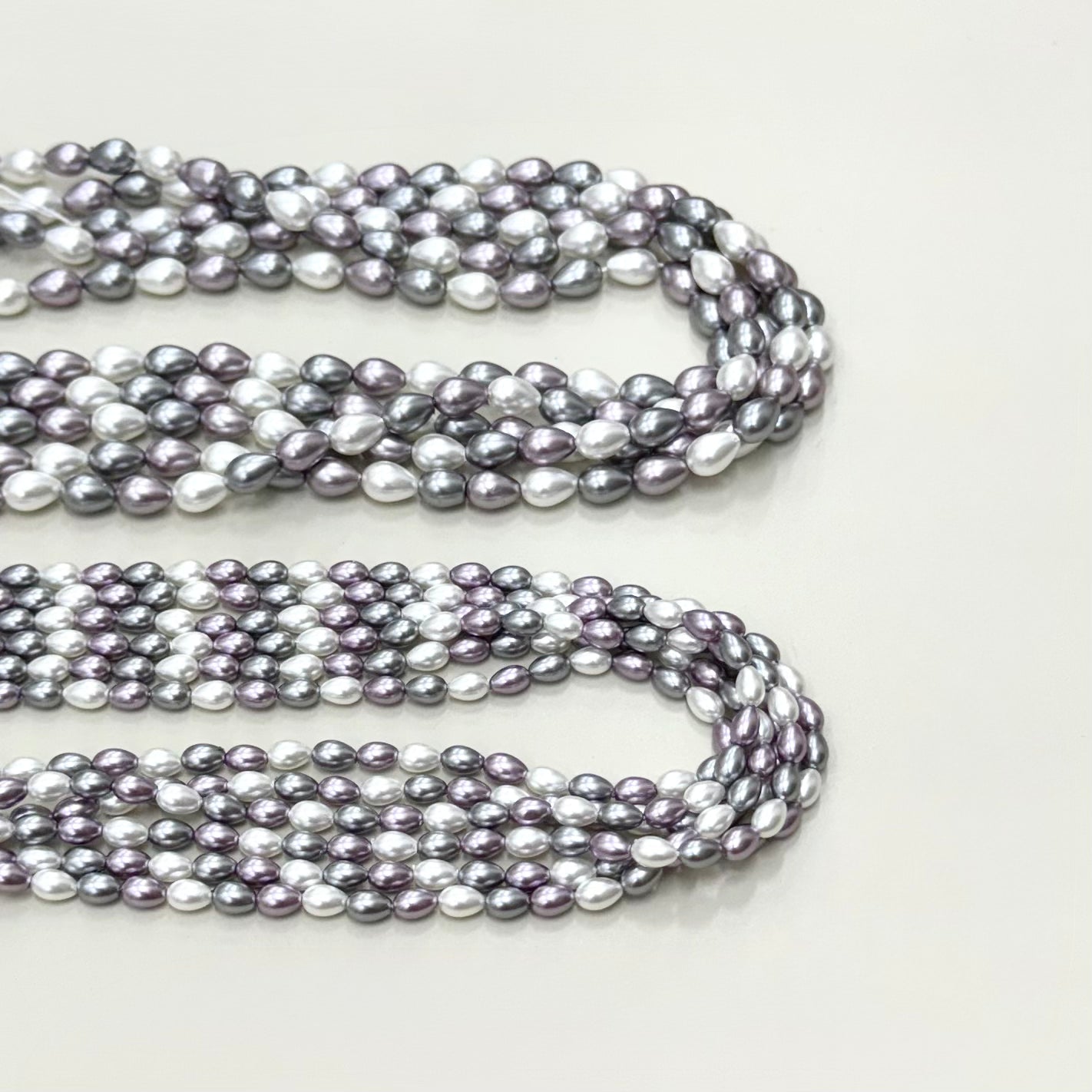 PERLA SHELL MIX BLANCO GRIS LILA | GOTA