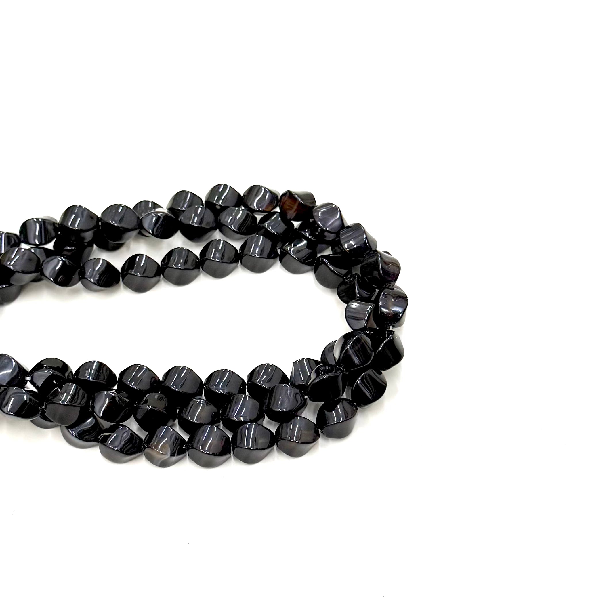 PIEDRA DE DISEÑO | OBSIDIANA | OVALO TORNEADO | 14X10MM