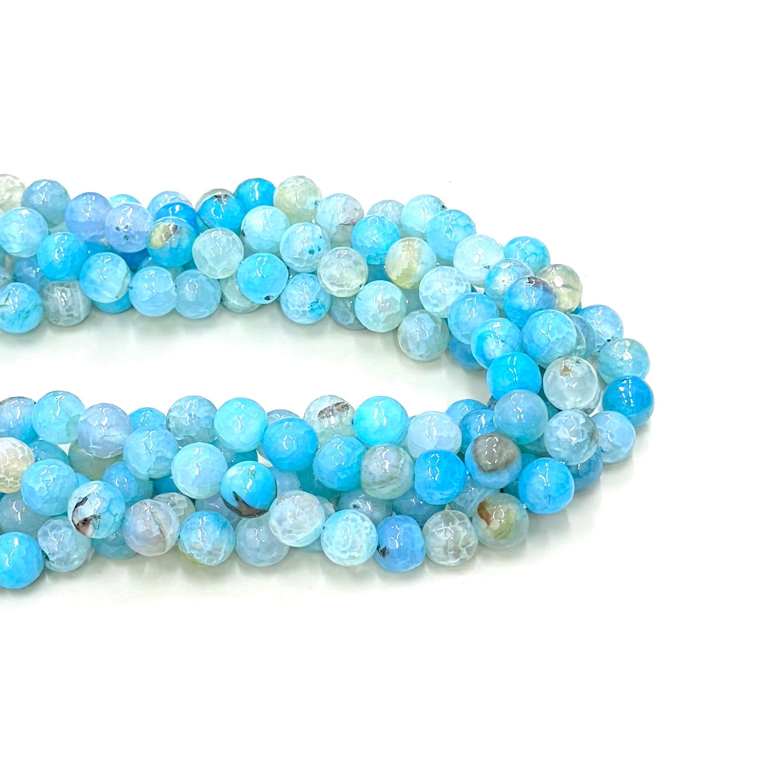 Agata Facetada | 10mm | Calipso Matizado