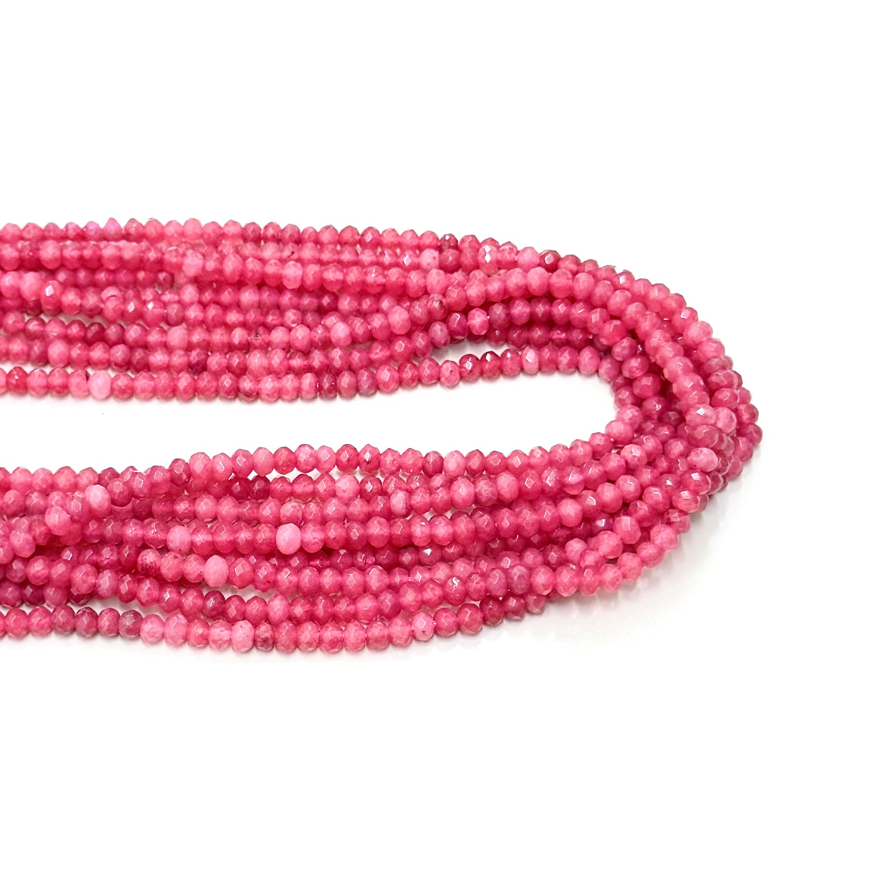 AGATA FACETADA RONDELL 4MM | CHERRY