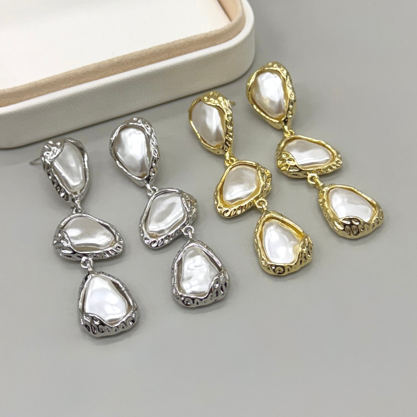 AROS | COLGANTES PERLAS NACARADA