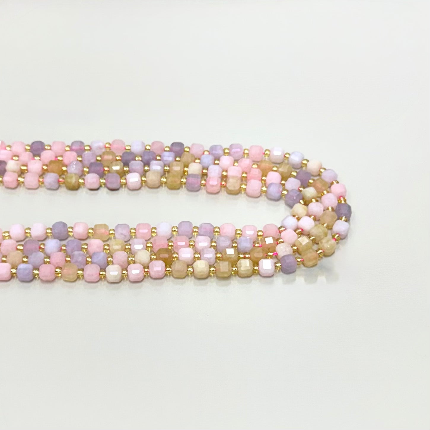 PIEDRA CUBO FACETADA | MORGANITA