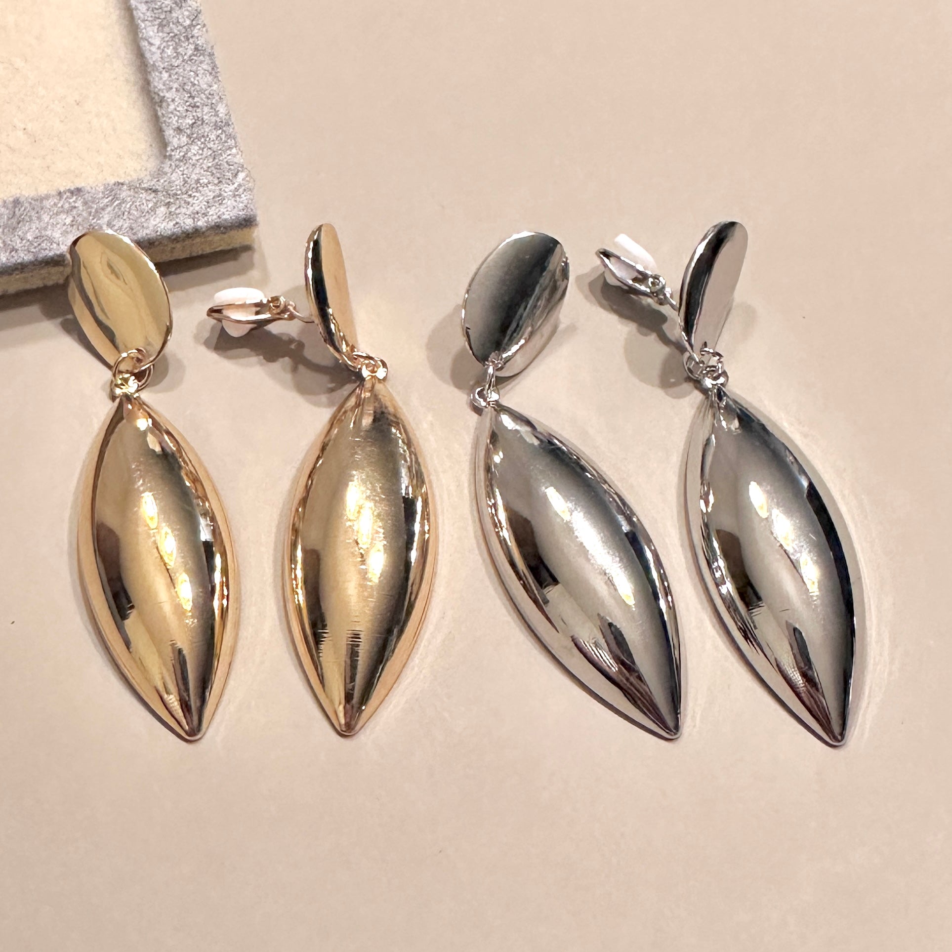 AROS ALARGADOS COLGANTE | CLIP | LUNAM