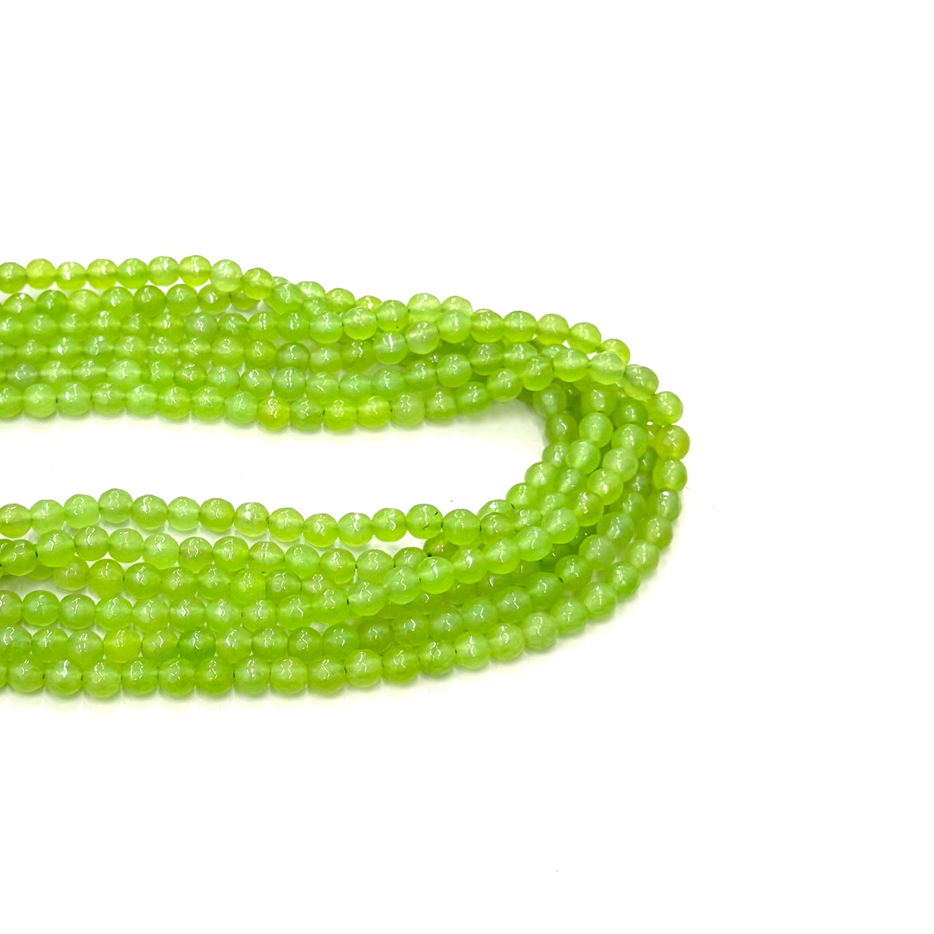 AGATA FACETADA | 6MM | VERDE MANZANA TRASLUCIDO