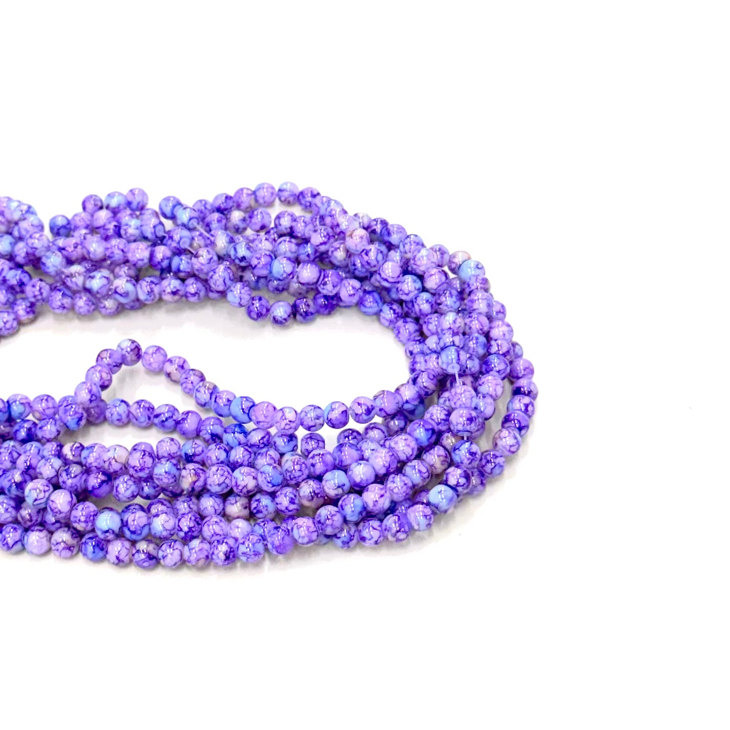 PERLA DE VIDRIO MATIZADA | MORADO