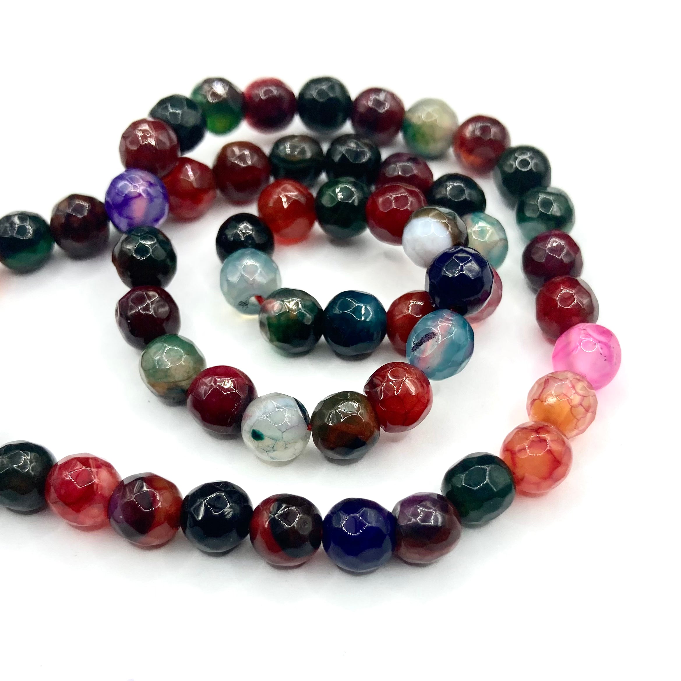 Agata Facetada | 6mm | MULTICOLOR 3
