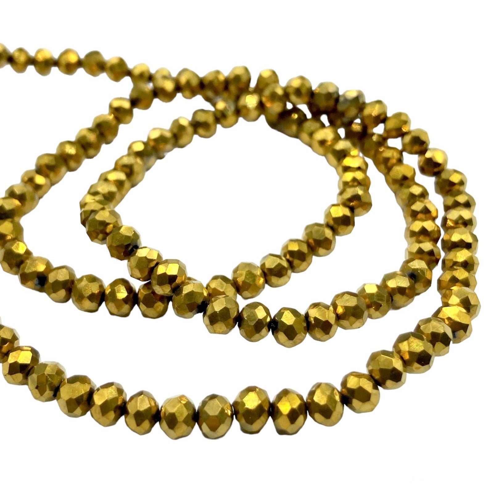 CRISTAL CHATO | 4MM | METAL DORADO