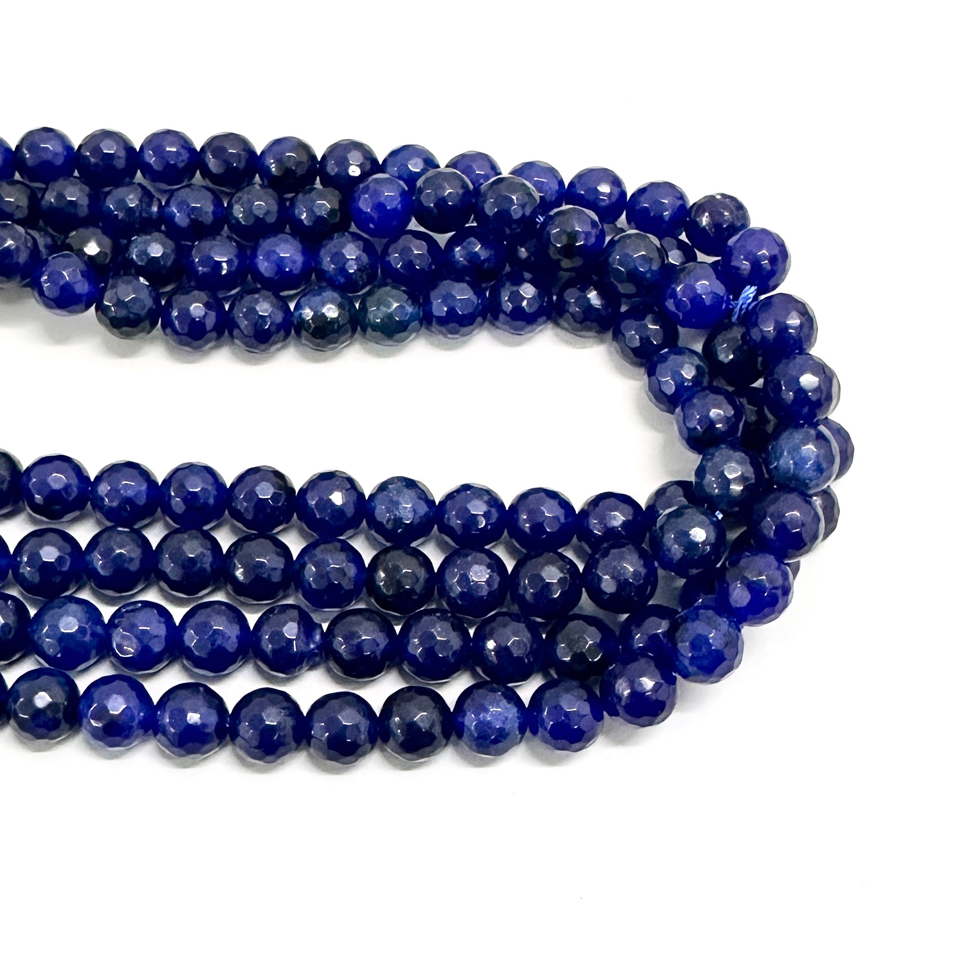 AGATA FACETADA | 8MM | AZUL MATIZADO