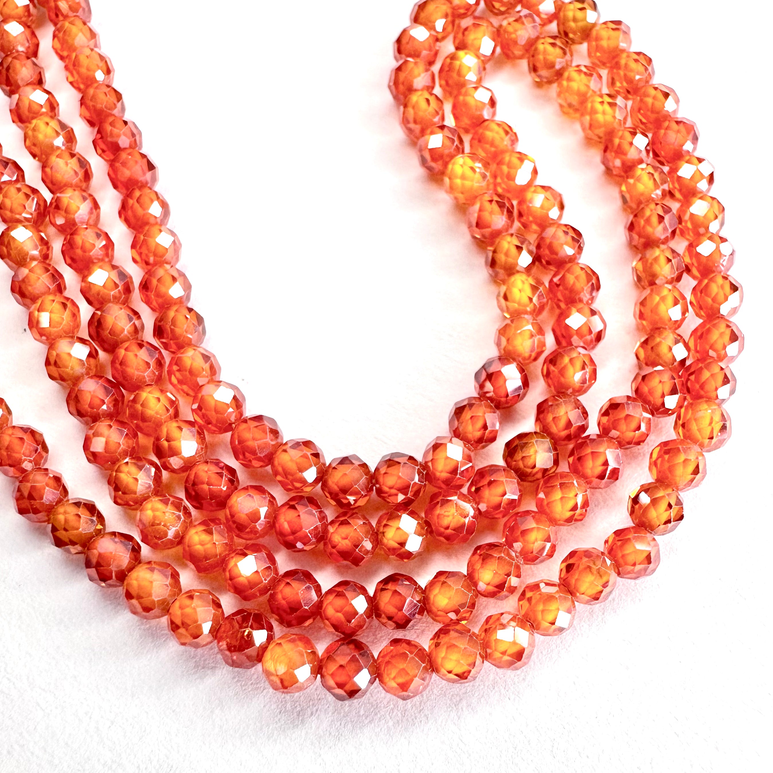 PIEDRAS NATURALES | MINI | CIRCONITA NARANJA | 3MM