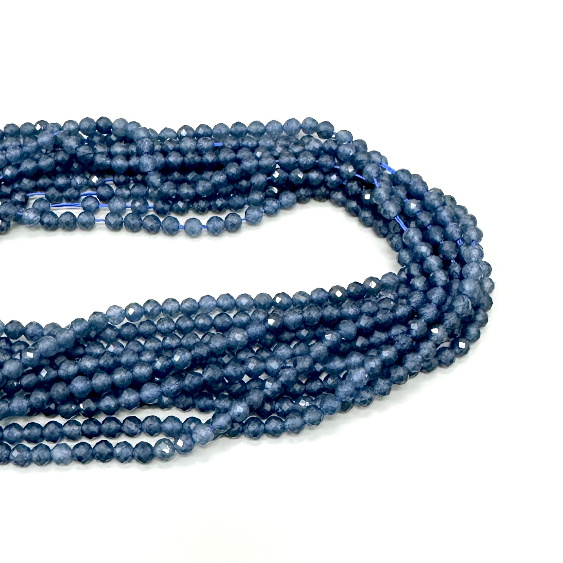 AGATA AZUL MICROFACETADA | 4.3MM