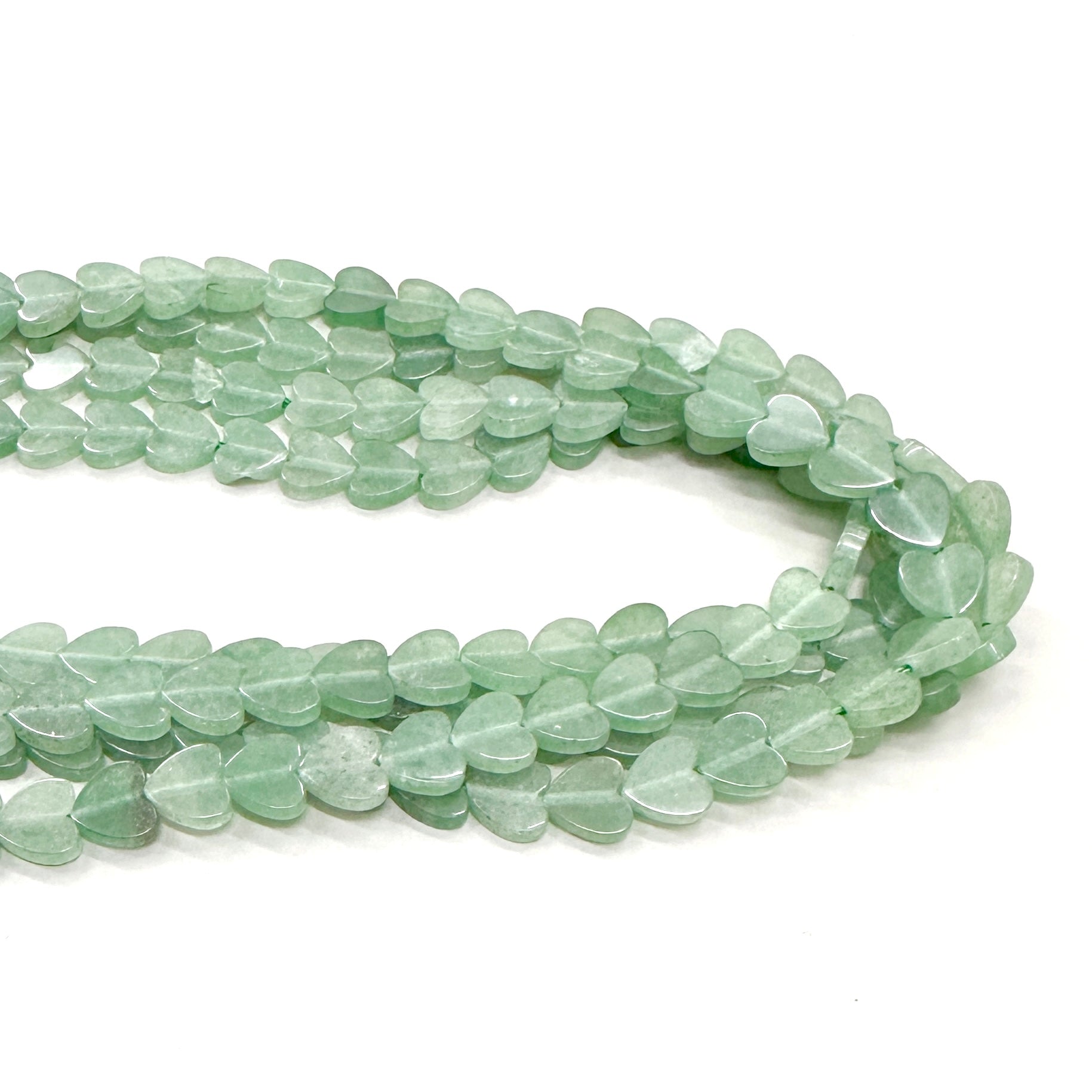 CORAZON PLANO DE PIEDRAS | JADE | 8MM