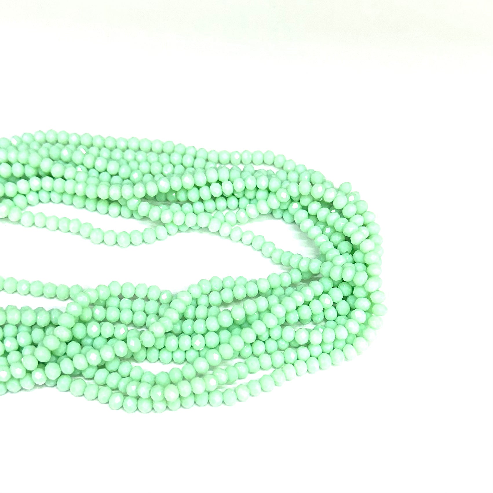 CRISTAL CHATO | 4MM | VERDE MENTA EXTRA CLARO MATTE