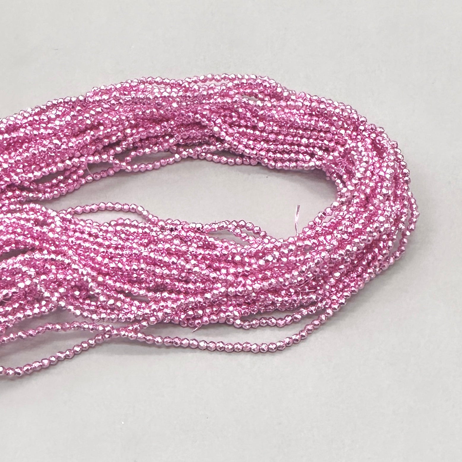 HEMATITA | ROSADO INTENSO FACETADA | 2MM