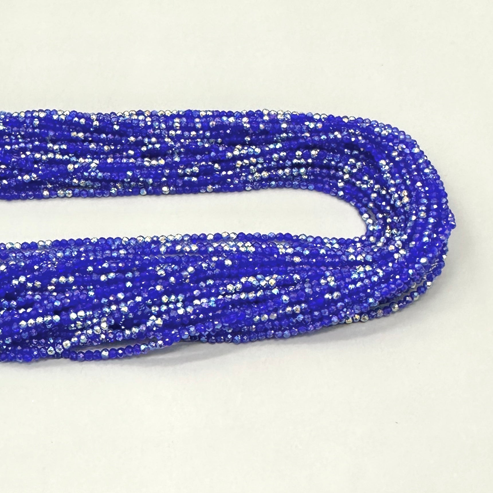 CRISTALES MINERALES FACETADO | AZUL TRASLUCIDO TORNASOL