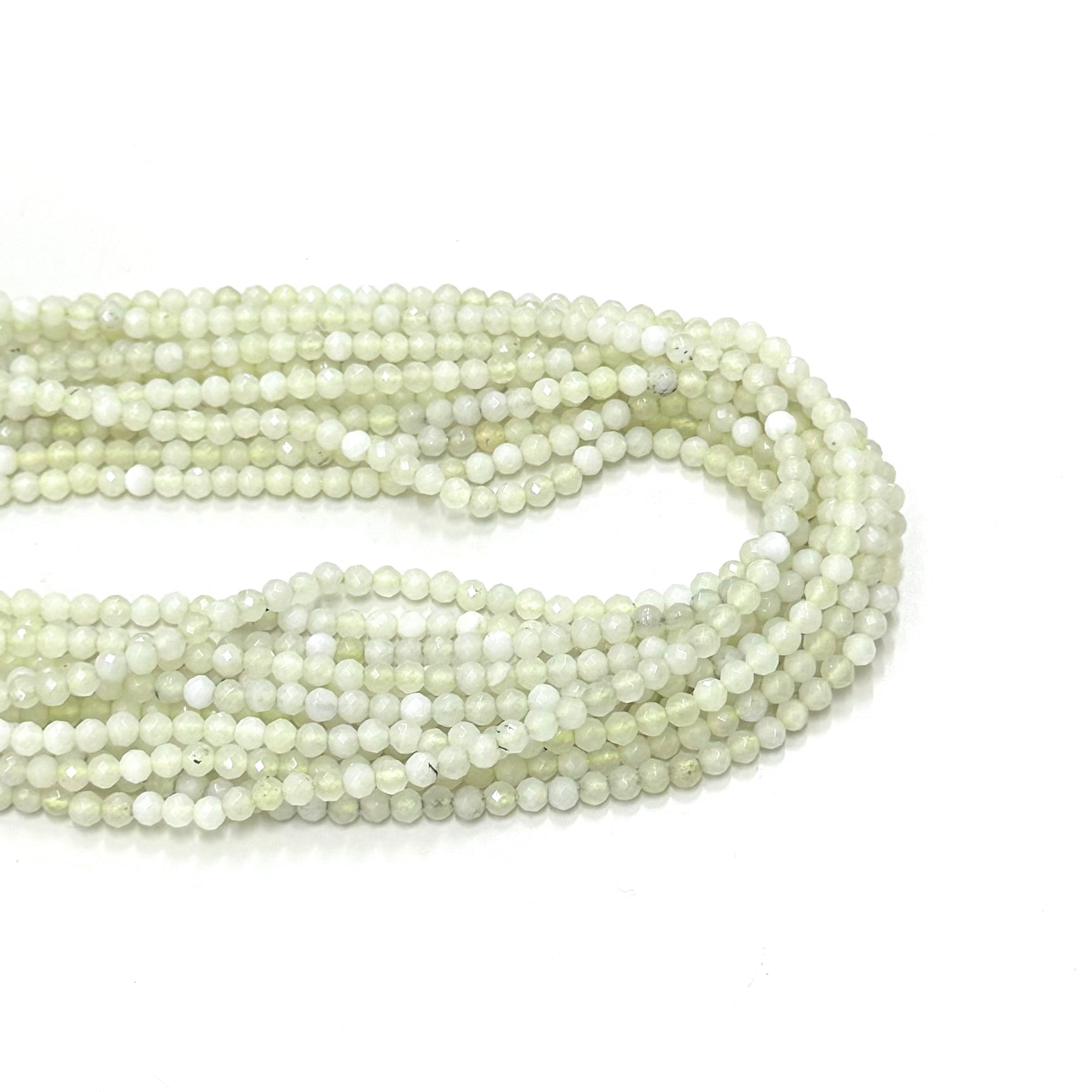 AGATA FACETADA | 4.5MM | MARFIL MATIZADO