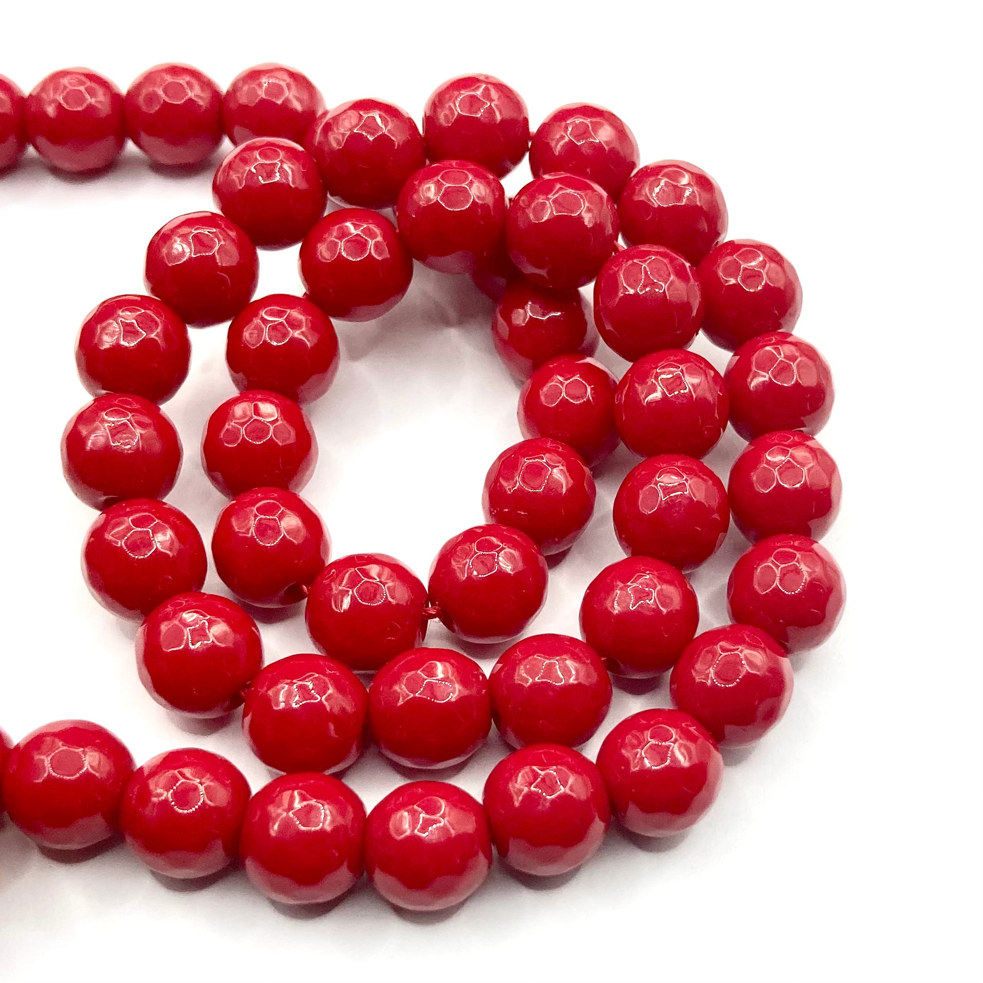 Agata Facetada | Rojo