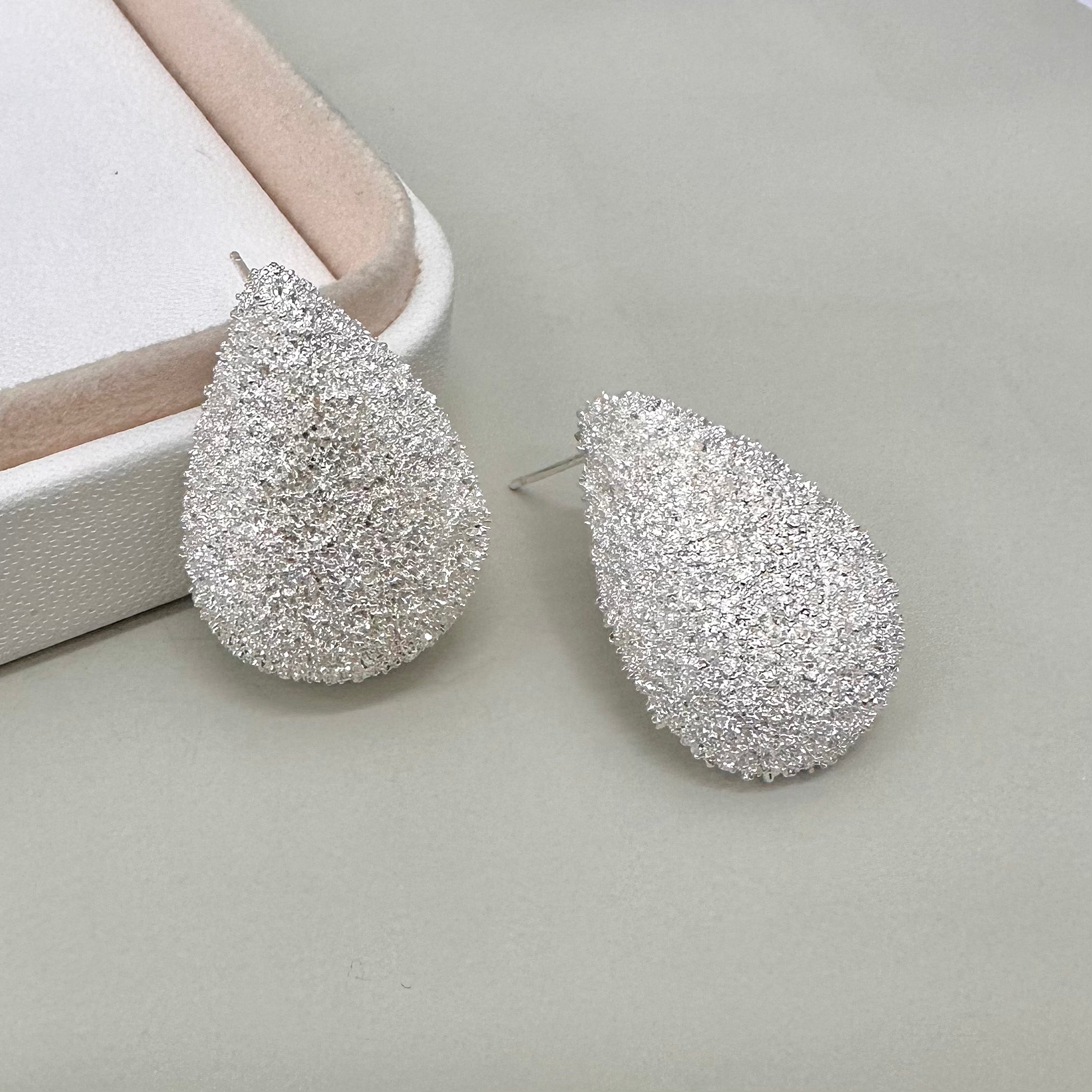 AROS BAÑO DE ORO | GOTAS AZUCARADAS | 30MM X 20MM
