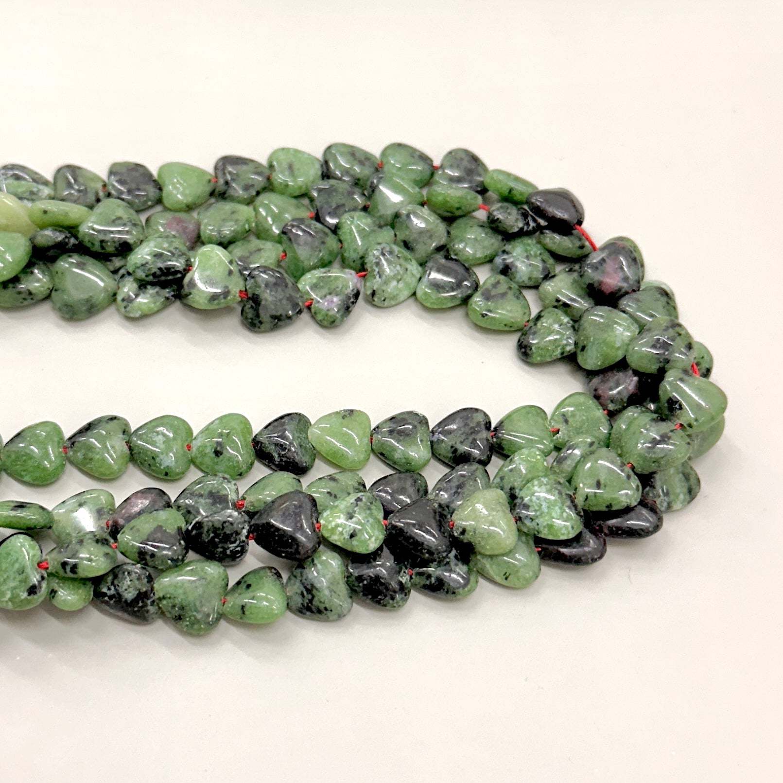 CORAZON DE PIEDRAS | ZOISITA RUBI | 10MM