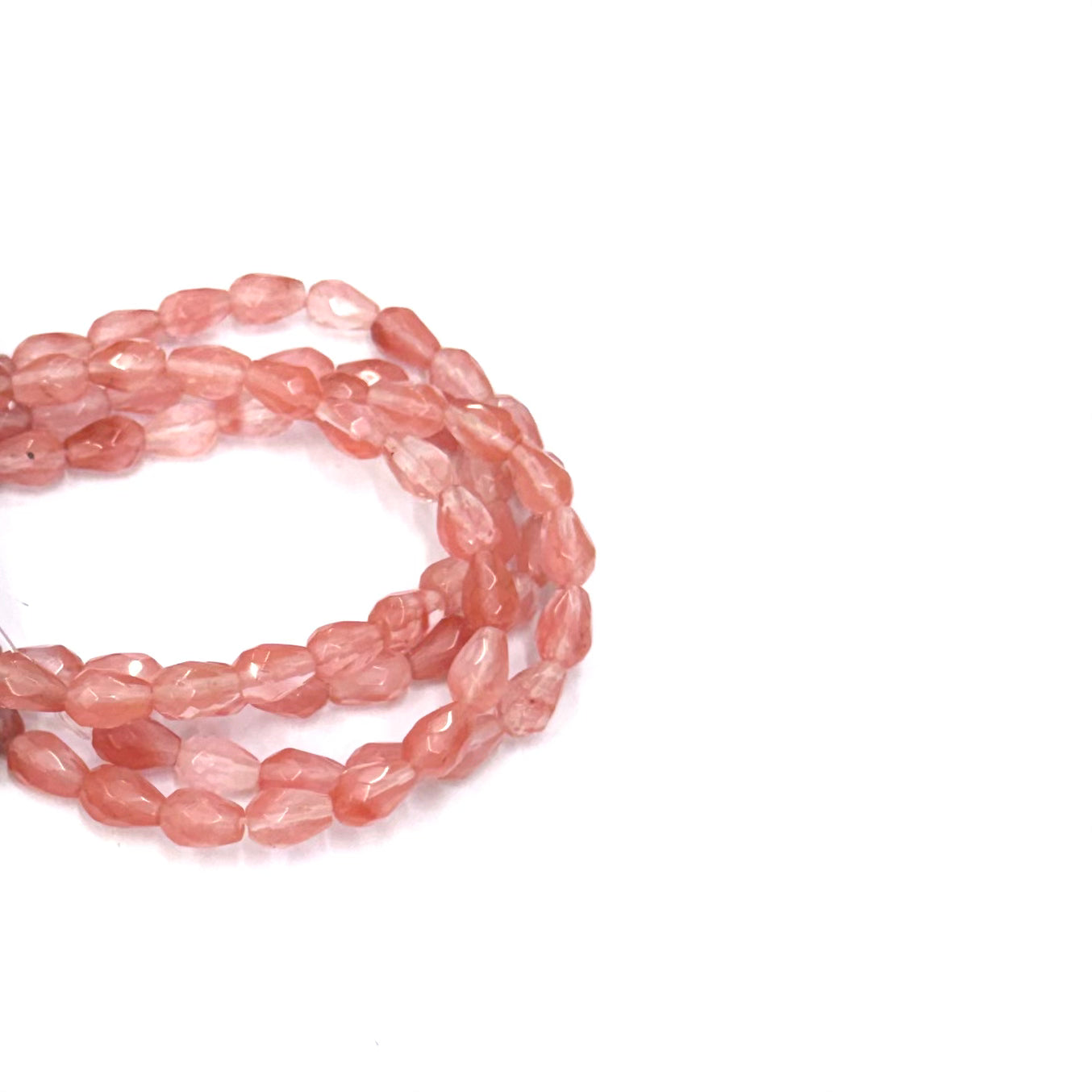 GOTA FACETADA | 7X10MM | CUARZO CHERRY