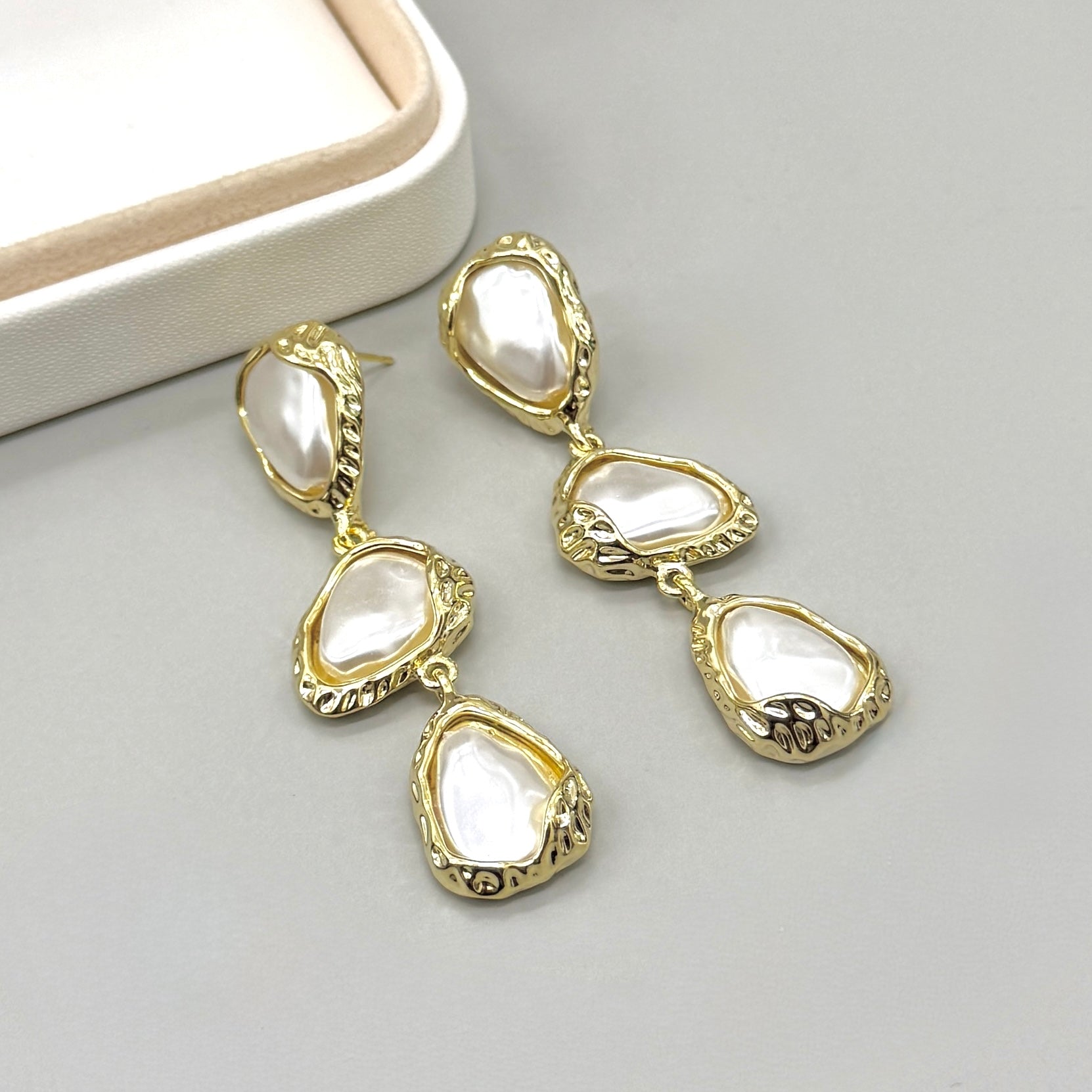 AROS | COLGANTES PERLAS NACARADA