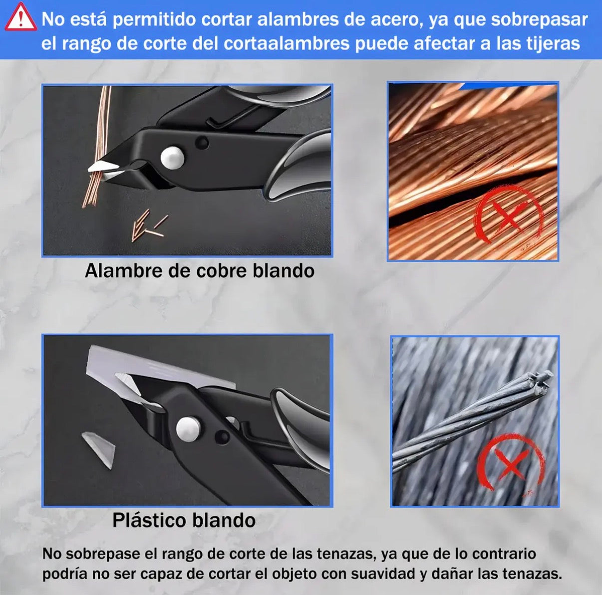 ALICATE DE CORTE EXACTO FINO