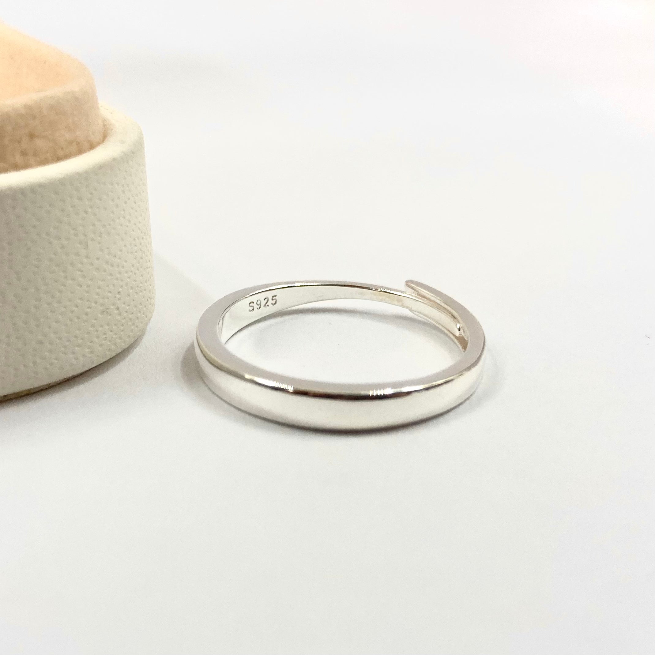 ANILLO AJUSTABLE | PLATA 925 | BAÑO DE RODIO