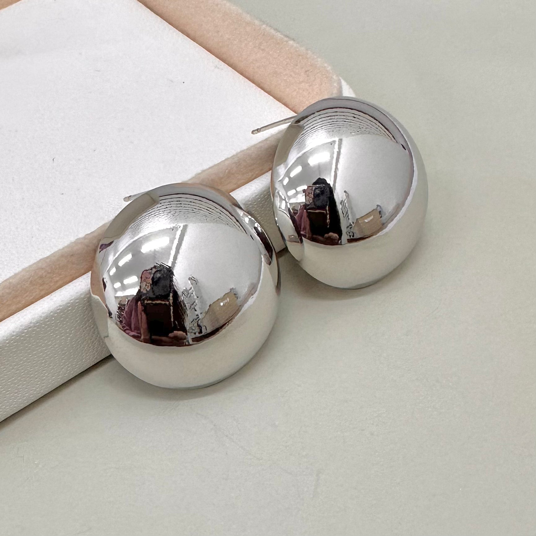 AROS BAÑO DE ORO | ESFERAS LISAS | 25MM