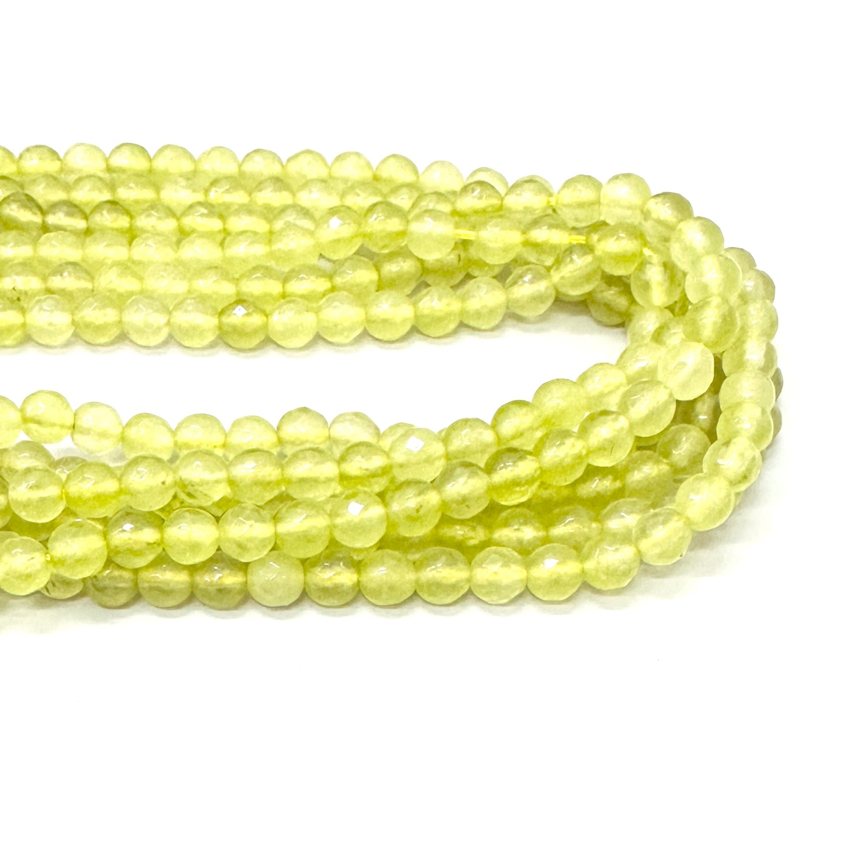 AGATA FACETADA | 6MM | VERDE LIMA TRASLUCIDO